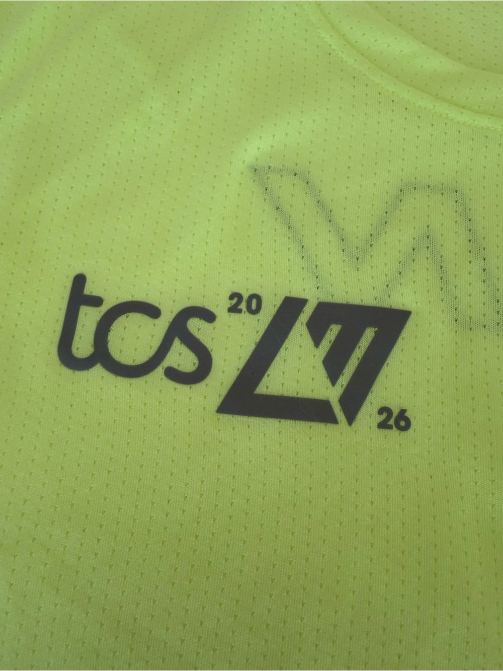 New Balance Neon Yellow Tcs Running Tee View 2
